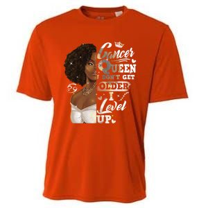 I Dont Get Older I Level Up African American Cancer Gift Cooling Performance Crew T-Shirt