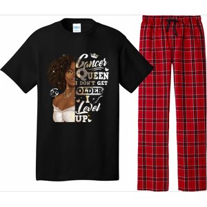 I Dont Get Older I Level Up African American Cancer Gift Pajama Set