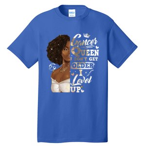 I Dont Get Older I Level Up African American Cancer Gift Tall T-Shirt