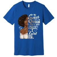 I Dont Get Older I Level Up African American Cancer Gift Premium T-Shirt