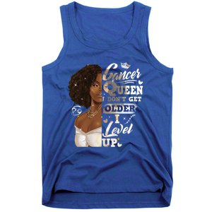 I Dont Get Older I Level Up African American Cancer Gift Tank Top