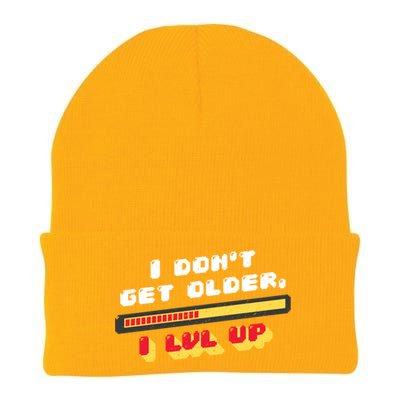 I Dont Get Older I Level Up Gift Knit Cap Winter Beanie