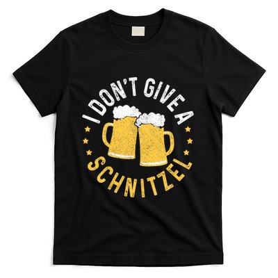 I Dont Give A Schnitzel Oktoberfest German Funny Gift T-Shirt