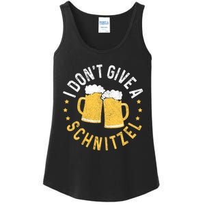 I Dont Give A Schnitzel Oktoberfest German Funny Gift Ladies Essential Tank