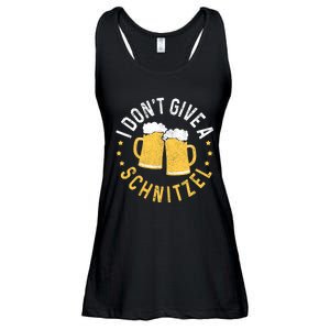 I Dont Give A Schnitzel Oktoberfest German Funny Gift Ladies Essential Flowy Tank