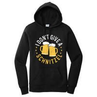 I Dont Give A Schnitzel Oktoberfest German Funny Gift Women's Pullover Hoodie