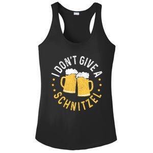 I Dont Give A Schnitzel Oktoberfest German Funny Gift Ladies PosiCharge Competitor Racerback Tank