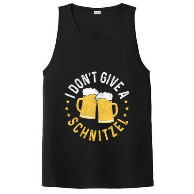 I Dont Give A Schnitzel Oktoberfest German Funny Gift PosiCharge Competitor Tank