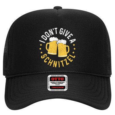 I Dont Give A Schnitzel Oktoberfest German Funny Gift Trucker Hat