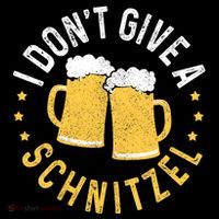I Dont Give A Schnitzel Oktoberfest German Funny Gift Short Acrylic Beanie