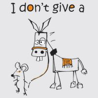 I Dont Give A Rat Ass Donkey And Mouse Walking Funny VNeck Womens Funnel Neck Pullover Hood