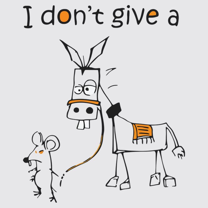 I Dont Give A Rat Ass Donkey And Mouse Walking Funny VNeck Womens Funnel Neck Pullover Hood