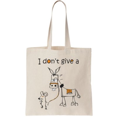 I Dont Give A Rat Ass Donkey And Mouse Walking Funny VNeck Bag