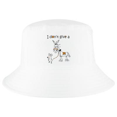 I Dont Give A Rat Ass Donkey And Mouse Walking Funny VNeck Cool Comfort Performance Bucket Hat