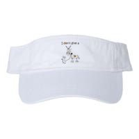 I Dont Give A Rat Ass Donkey And Mouse Walking Funny VNeck Visor