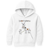 I Dont Give A Rat Ass Donkey And Mouse Walking Funny VNeck Kids Hoodie