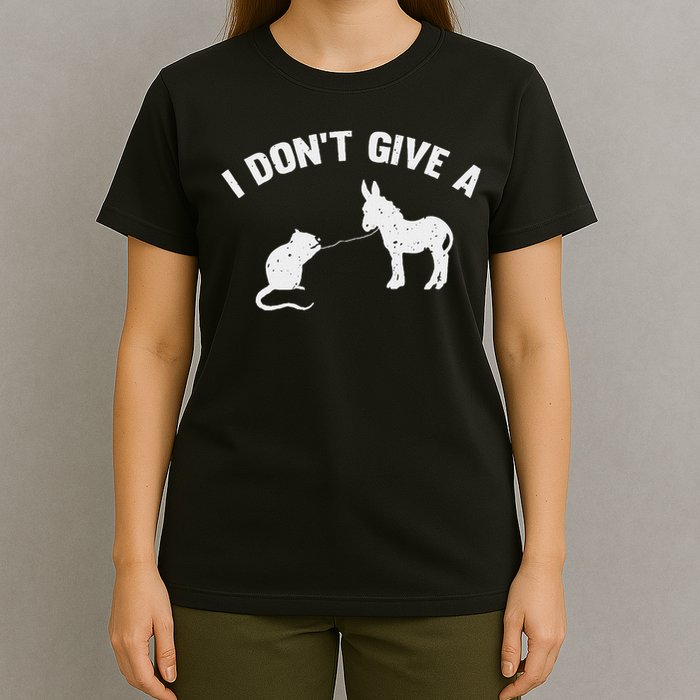 I Don't Give A Rats Ass Distressed T-Shirt