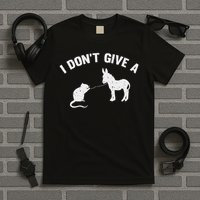 I Don't Give A Rats Ass Distressed T-Shirt