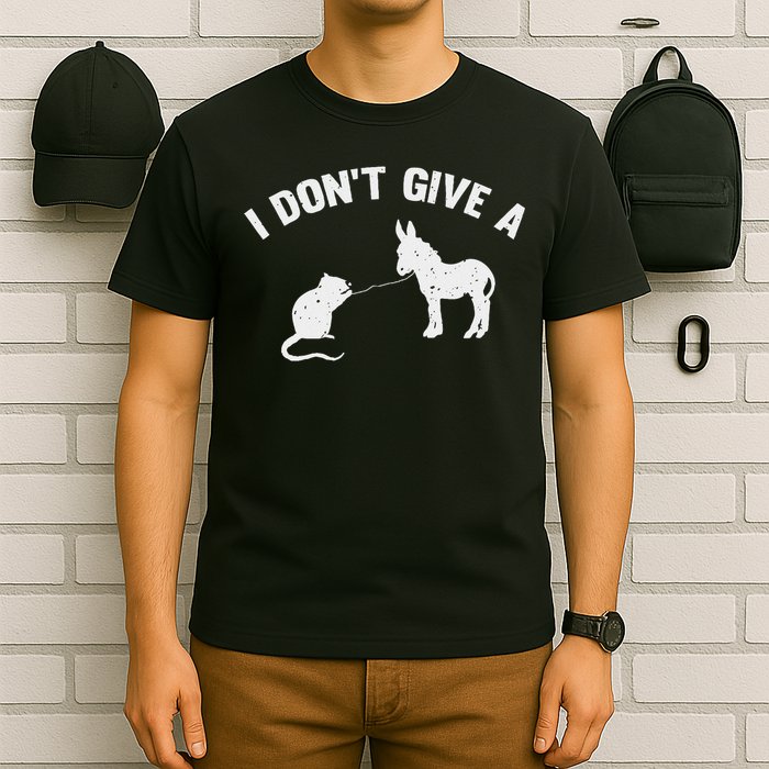 I Don't Give A Rats Ass Distressed T-Shirt