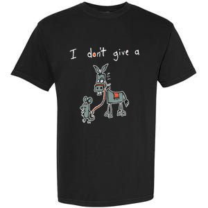 I Dont Give A Rats Donkey Women I Dont Give A Rats Azz Garment-Dyed Heavyweight T-Shirt