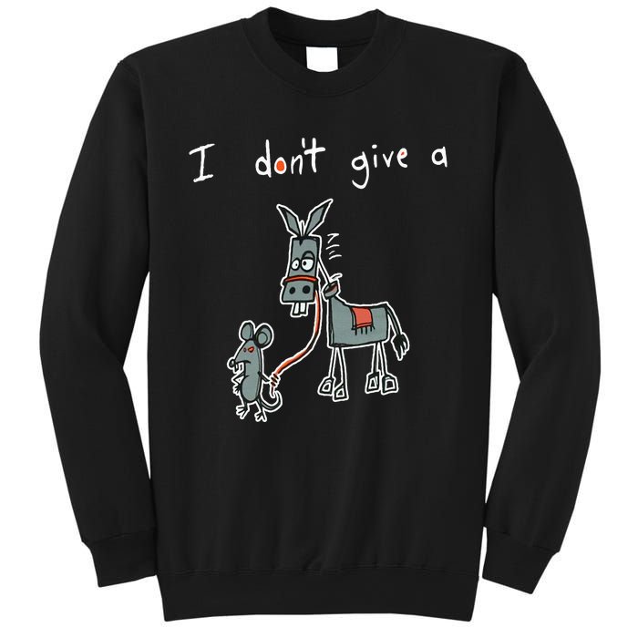 I Dont Give A Rats Donkey Women I Dont Give A Rats Azz Sweatshirt