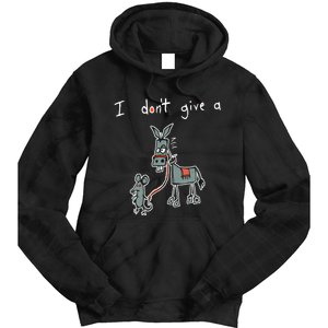 I Dont Give A Rats Donkey Women I Dont Give A Rats Azz Tie Dye Hoodie