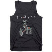 I Dont Give A Rats Donkey Women I Dont Give A Rats Azz Tank Top