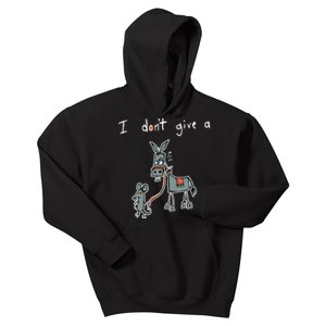 I Dont Give A Rats Donkey Women I Dont Give A Rats Azz Kids Hoodie