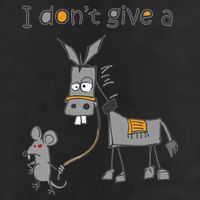 I Don't Give A Rats Donkey 25L Jumbo Tote