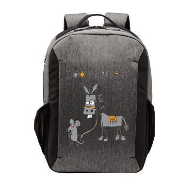 I Don't Give A Rats Donkey Vector Backpack