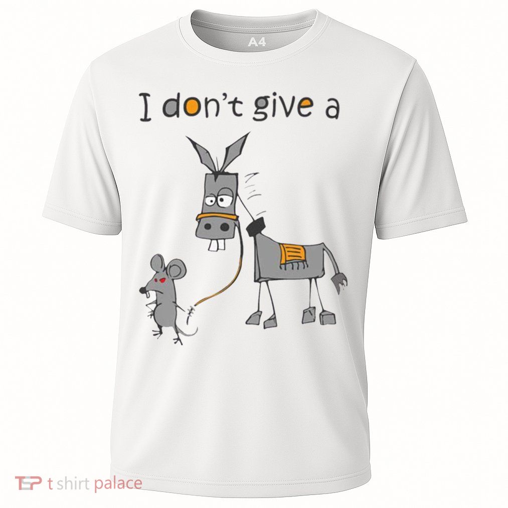 I Don't Give A Rats Donkey Performance Shirt