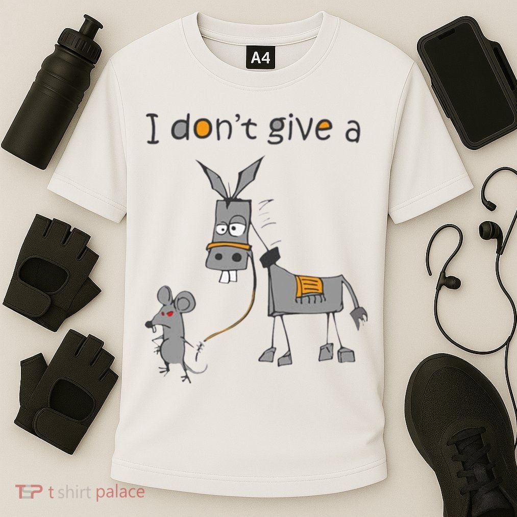 I Don't Give A Rats Donkey Performance Shirt