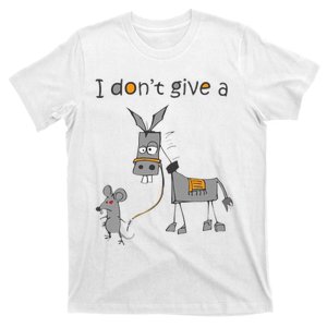 I Don't Give A Rats Donkey T-Shirt