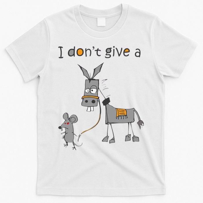 I Don't Give A Rats Donkey T-Shirt