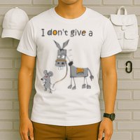 I Don't Give A Rats Donkey T-Shirt