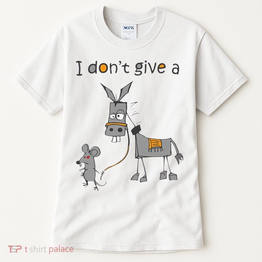 I Don't Give A Rats Donkey Tall T-Shirt