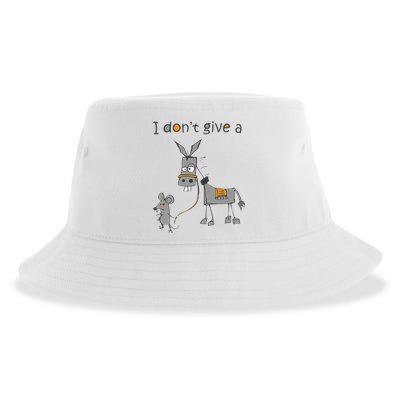 I Don't Give A Rats Donkey Sustainable Bucket Hat
