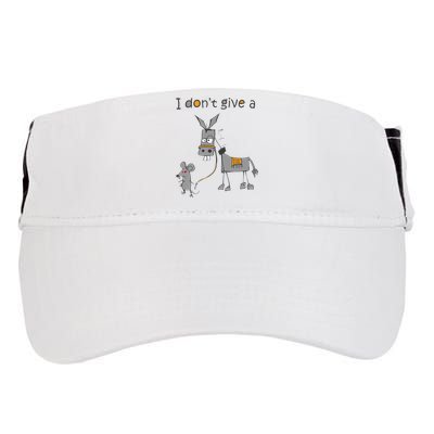 I Don't Give A Rats Donkey Adult Drive Performance Visor