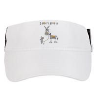 I Don't Give A Rats Donkey Adult Drive Performance Visor