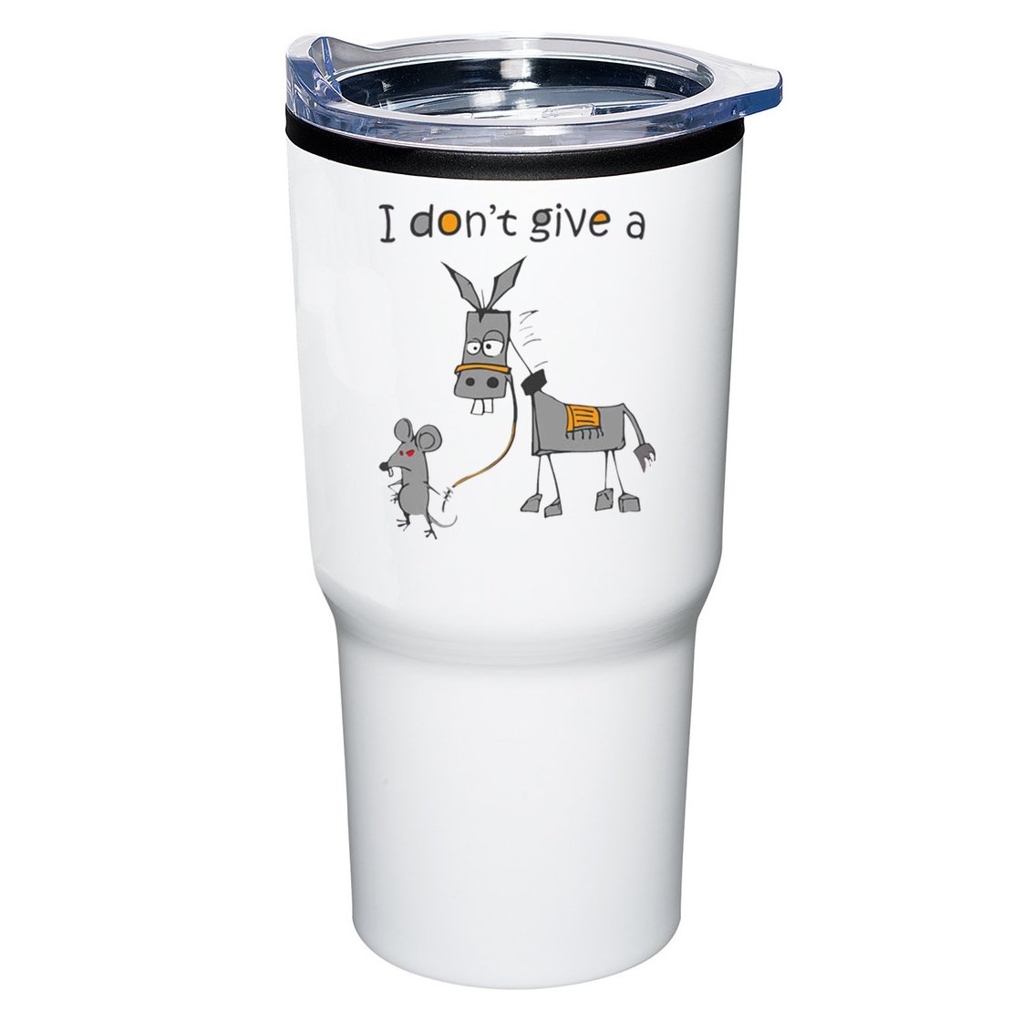 I Don't Give A Rats Donkey Tumbler