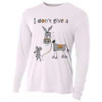I Don't Give A Rats Donkey Cooling Performance Long Sleeve Crew