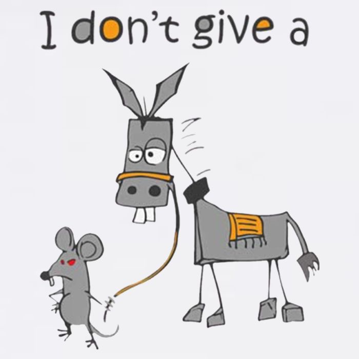 I Don't Give A Rats Donkey Cooling Performance Long Sleeve Crew