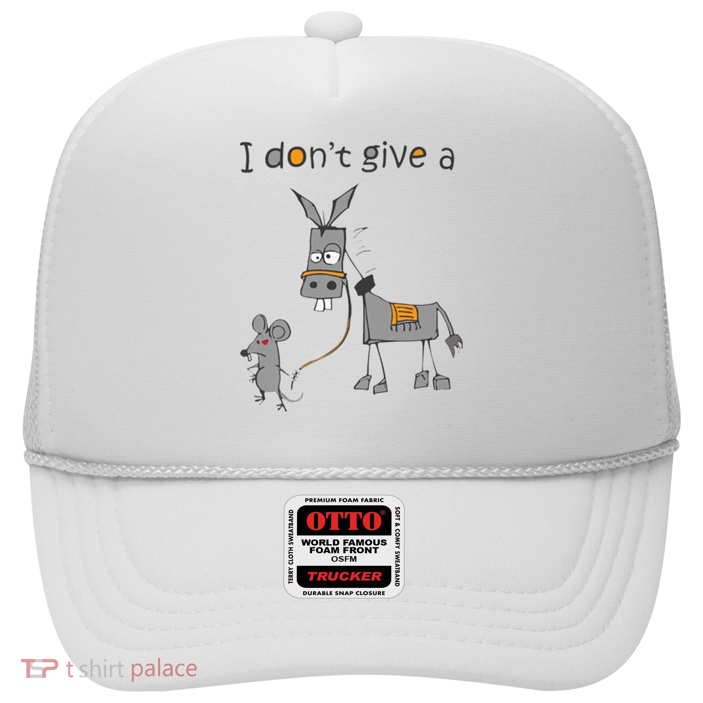 I Don't Give A Rats Donkey Trucker Hat