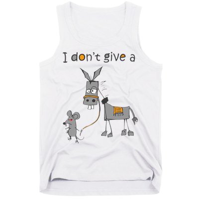 I Don't Give A Rats Donkey Tank Top