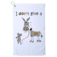 I Don't Give A Rats Donkey Golf Towel