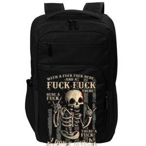 I DonT Give A Fuck Fuck Impact Tech Backpack