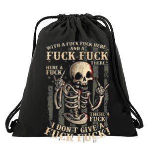 I DonT Give A Fuck Fuck Drawstring Bag