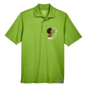 I Dont Get Older I Level Up African American January Gift Men's Origin Performance Pique Polo