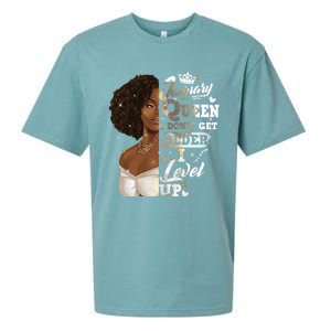 I Dont Get Older I Level Up African American January Gift Sueded Cloud Jersey T-Shirt