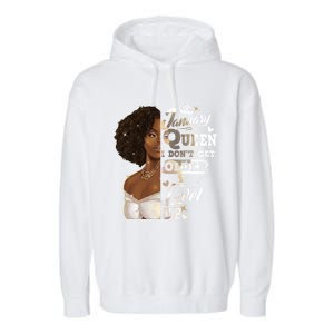 I Dont Get Older I Level Up African American January Gift Garment-Dyed Fleece Hoodie